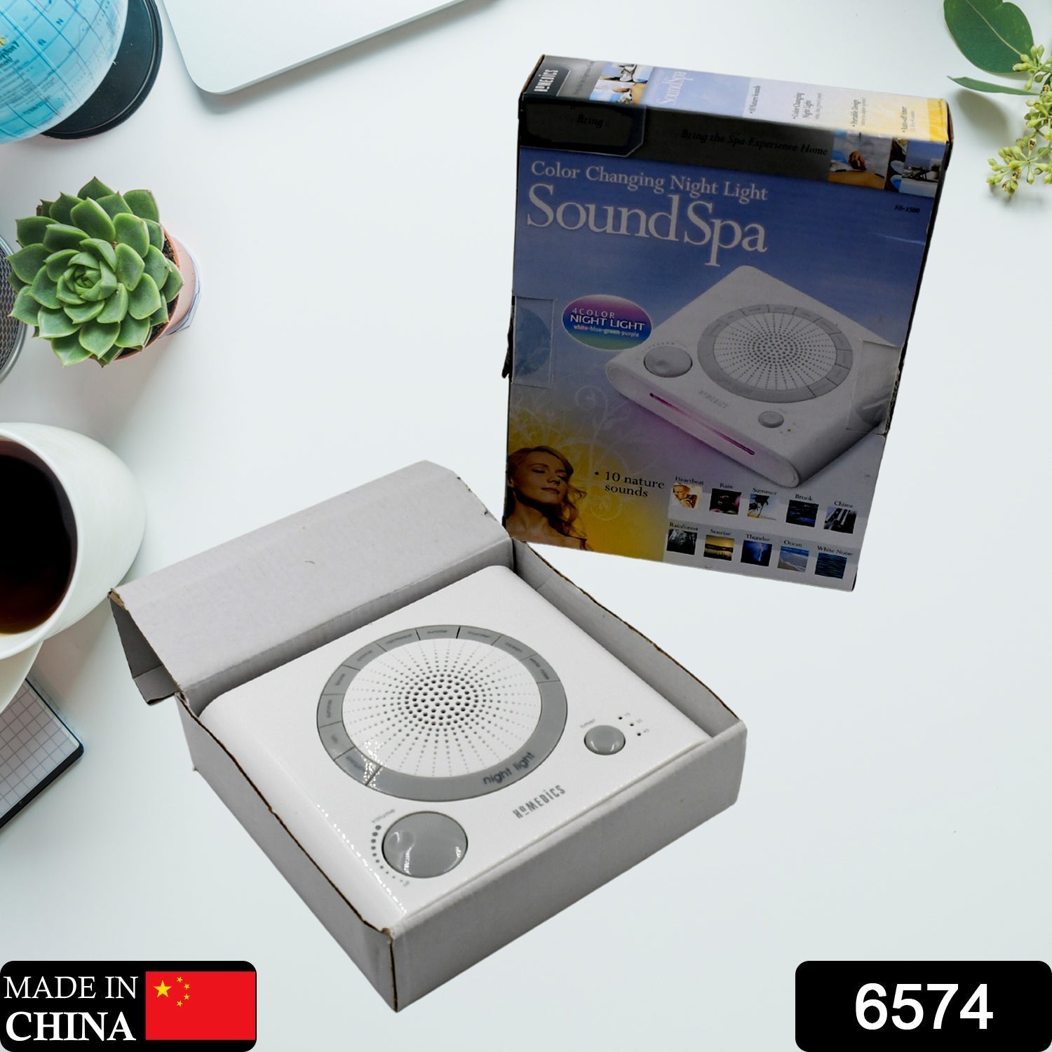 Sleep machine featuring high-fidelity soothing sounds and auto-off timer. Sleep machine featuring high-fidelity soothing sounds and auto-off timer.